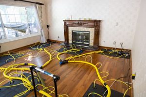 911 water-damage-restoration-equipment-fireplace Durham County
